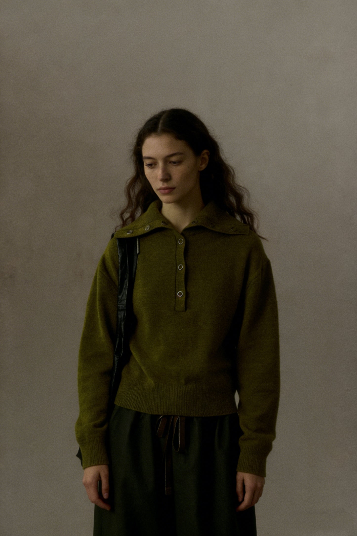 100% wool turtleneck warm sweater | 2 color