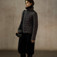 Lightweight hourglass silhouette down jacket | 3 color