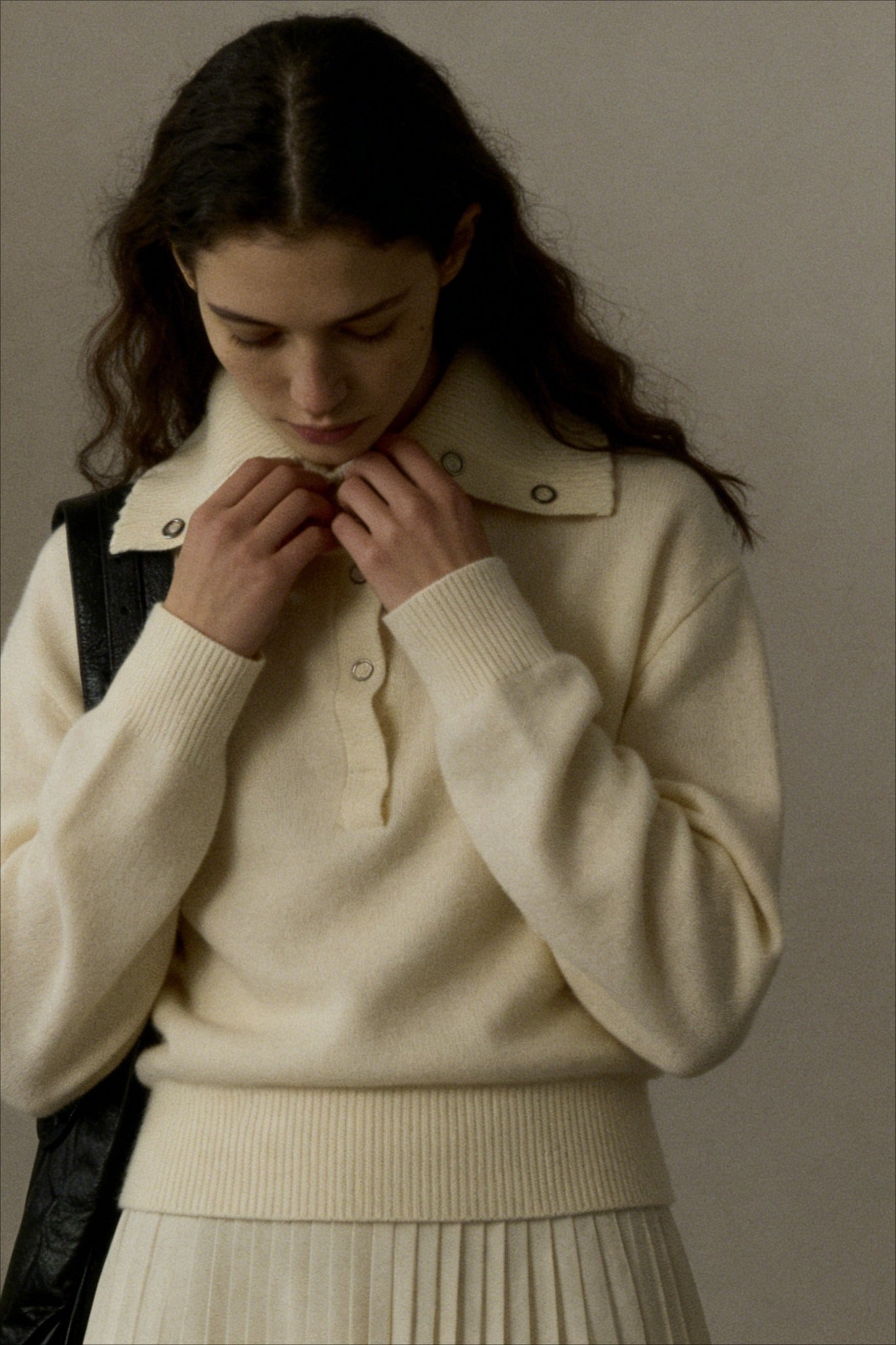 100% wool turtleneck warm sweater | 2 color