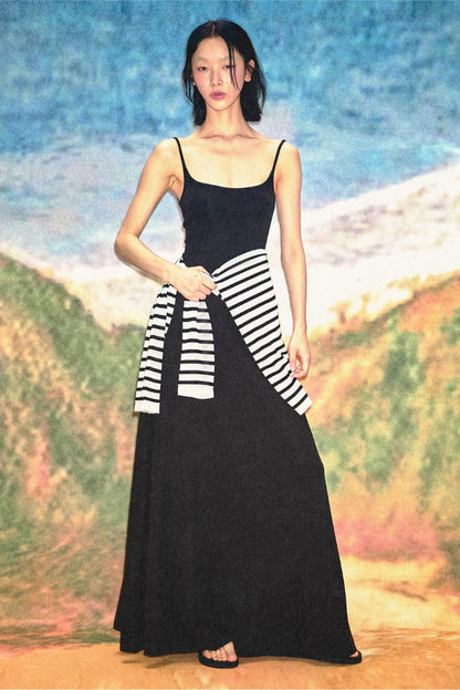 Cotton elastic sling dress | 6 color