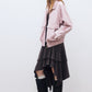 Relaxed-fit soft PU coating jacket | 3 color