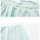 Textured surface peplum shape skirt | 3 color
