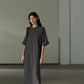 Ultra-relaxed oversized wool-yark dress | 4 color