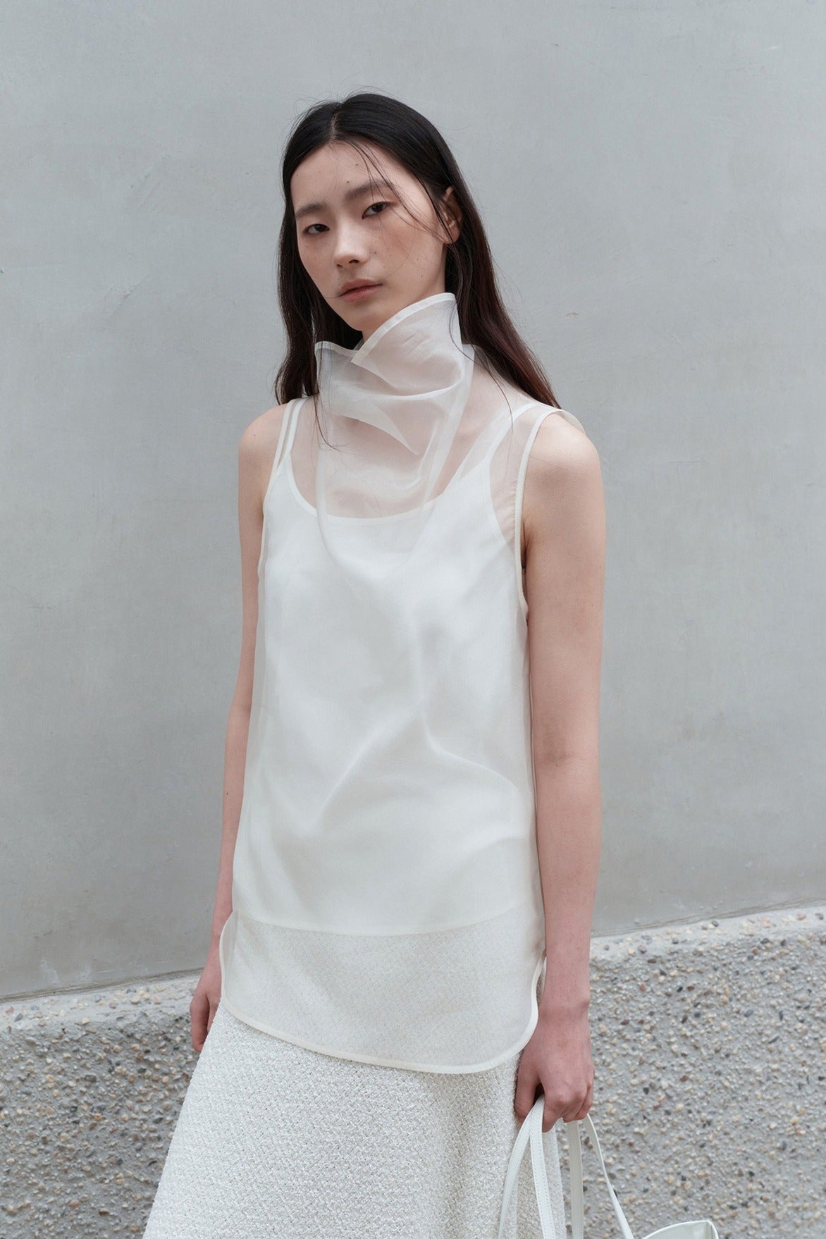 100% Silk transparency flowing overlay set