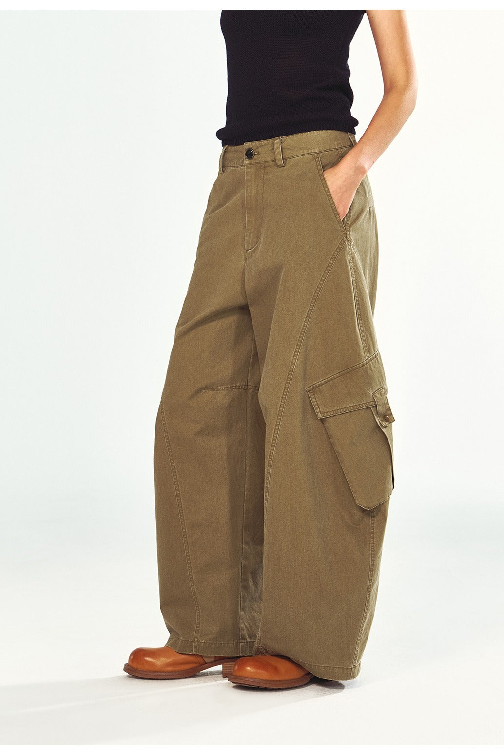 100% cotton cargo pants | 4 color