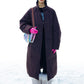 Paper-like textured stand-collar down coat | 3 color