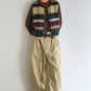 Wool blend soft touch colorful knit vest | 3 color