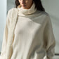 100% sheep wool high collar loose sweater | 9 color