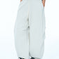 Cotton blend loose-fit fleece pants | 4 color