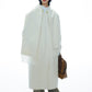 Wool-silk-angora double-face coat with a scarf | 2 color