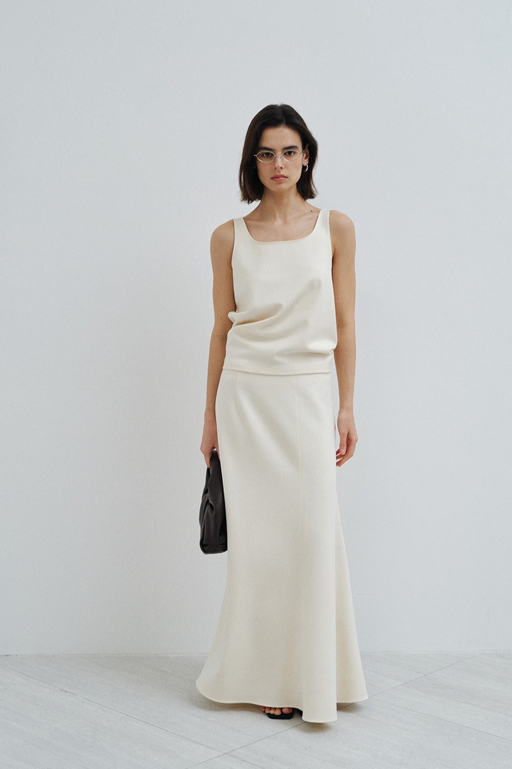 Falda larga elástica de suave caída | 3 colores