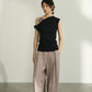 Lyocell blend linen straight pants | 3 color