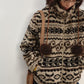 Cozy and casual jacquard fleece jacket | 2 color