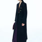 Hourglass-sculpted 100% wool coat | 3 color
