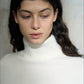 100% wool soft touch lantern sleeve cuff turtleneck sweater | 3 color