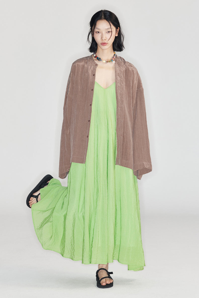 Big hem sling dress | 5 color