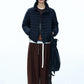 Relaxed fit banana shape cropped casual pants | 4 color