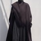 100% wool cape-style shawl collar coat | 4 color