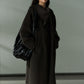 100% wool long scarf coat | 2 color