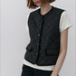Goose down warm & cozy diamond-quilted vest | 2 color