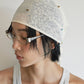 Cotton blend unisex bead scarf-belt accessory | 4 color