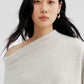 Soft and cozy off-shoulder sweater | 2 color