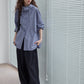 100% cotton bubble-textured fabric hooded shirt | 3 color