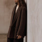 100% wool structured minimalist design jacket | 2 color