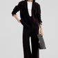 100% wool deep V-neck twist edges sweater | 3 color