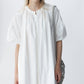 100% cotton bubble sleeves relaxed-fit dress | 4 color