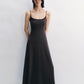 Elastic slim sling max-dress | 3 color