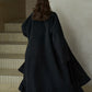 100% wool languid robe style double-faced overcoat | 5 color