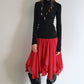 Wool containing lightweight soft high-neck knit top | 6 color