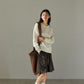 Comfortable 100% wool fun contrasting knitted sweater | 4 color