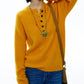 Alpaca blend henley pullover sweater | 5 color