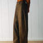 Banana-shape tailored fit casual pants | 3 color