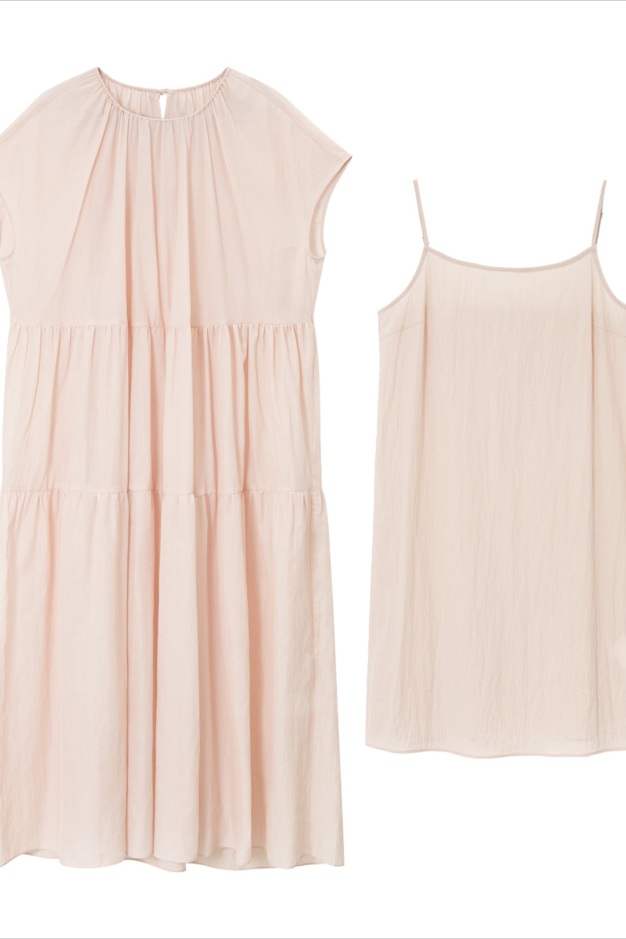Flowing lightweight fairy two-piece maxi dress | 3 color