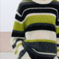 Wool blend loose and soft striped sweater | 3 color
