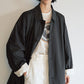 Easygoing minimalist style mid-length trench coat | 3 color