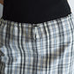 100% cotton check pattern straight skirt | 2 color