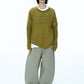 Wool-cotton filling cozy quilted loose pants | 4 color