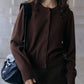 100% wool classic round neck cardigan | 4 color
