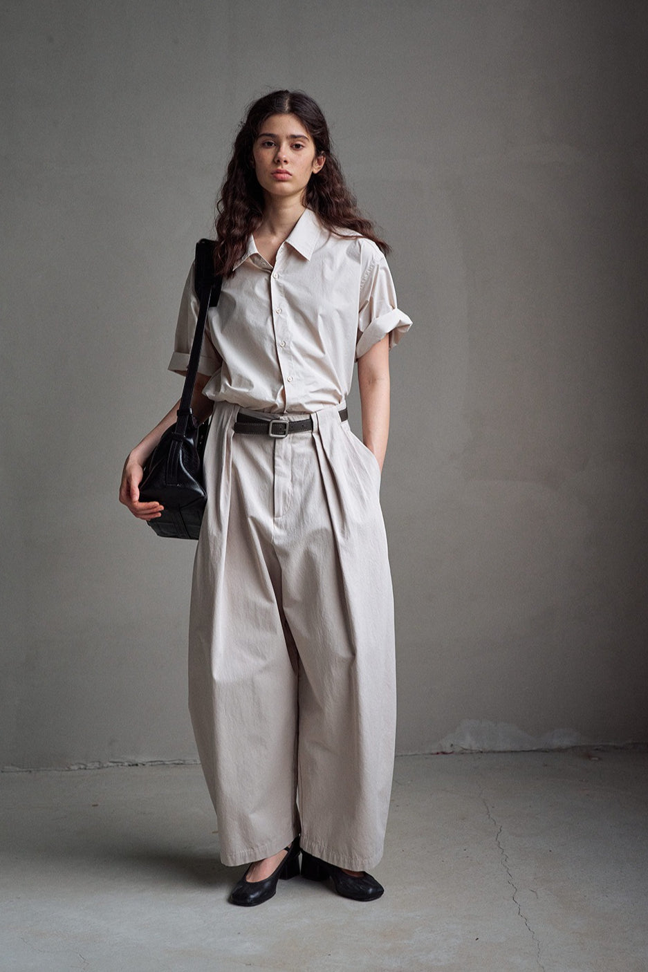 Chemise à manches courtes en mélange de coton | 6 coloris