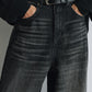 100% cotton vintage wash banana cut jeans | 3 color