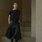 Smooth big hem A-line PU skirt | 4 color