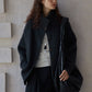 100% wool loose fit chunky knit cardigan | 4 color