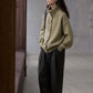 100% wool loose fit chunky knit cardigan | 4 color