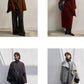 100% wool cape-style multi-way jacket | 4 color