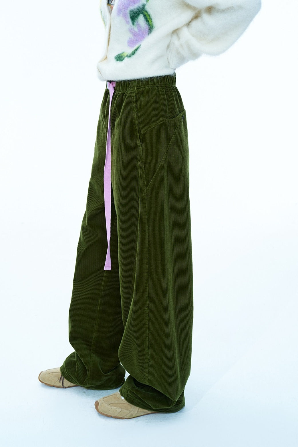 Pantalones de pana de corte relajado 100% algodón | 4 colores