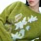 Alpaca blend soft and cozy jacquard sweater | 4 color